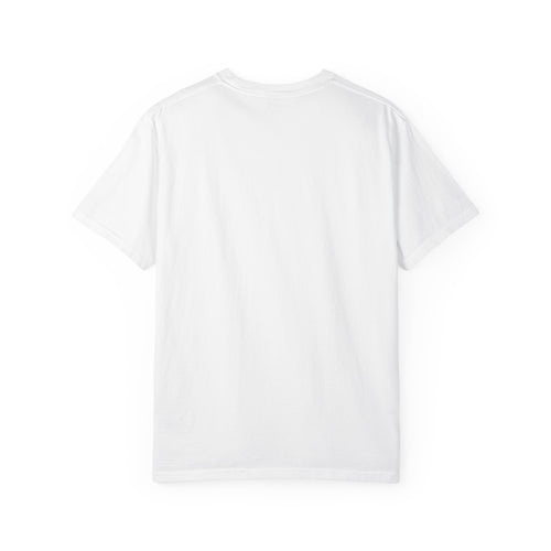 Vintage Coffee Rose Tee — Blue 'V' Graphic T-Shirt