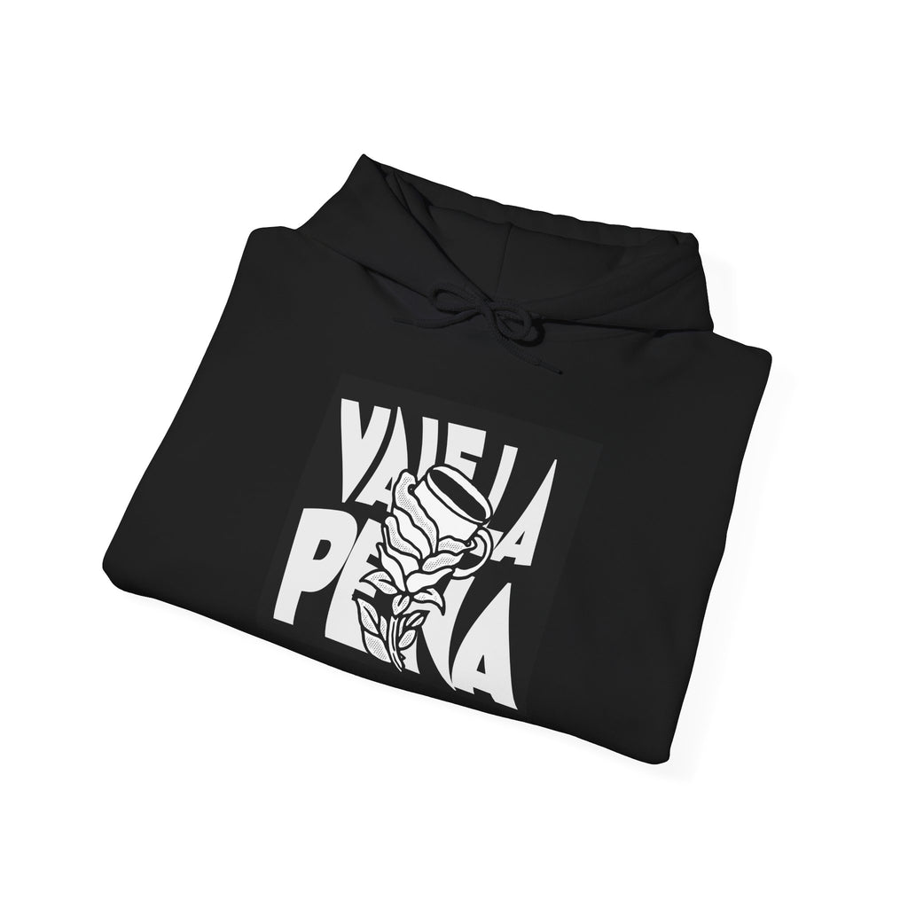 Viva La Pena Hoodie — Retro Hand & Rose Graphic Pullover